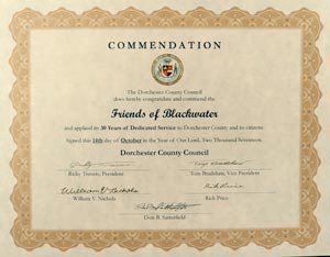 Commendation - Dorchester County Council
